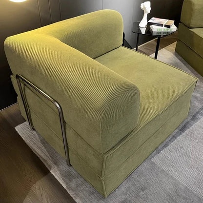 Multifunctional Vacuum Compression Sofa Bed - Modular Fabric Combination for Living Room and Bedroom