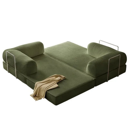 Multifunctional Vacuum Compression Sofa Bed - Modular Fabric Combination for Living Room and Bedroom